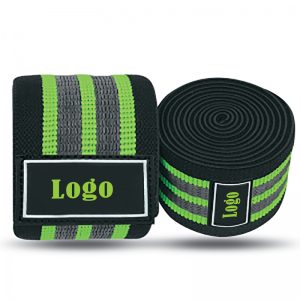 Weight-Lifting-Knee-Wraps-Green